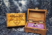 Customizable Small Wooden Boxes/ Ring Box